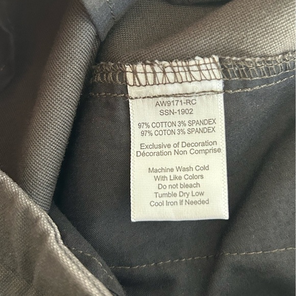 ATM ANTHONY THOMAS MELILLO Stretch Cotton Distressed Cargo Pants - Picture 11 of 11